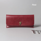 Handcrafted Minimalist Leather Phone Wallet, Fashion Card Holder, Grain Leather Slim Wallet, Men's Wallet, Minimalist Wallet, Long Wallet