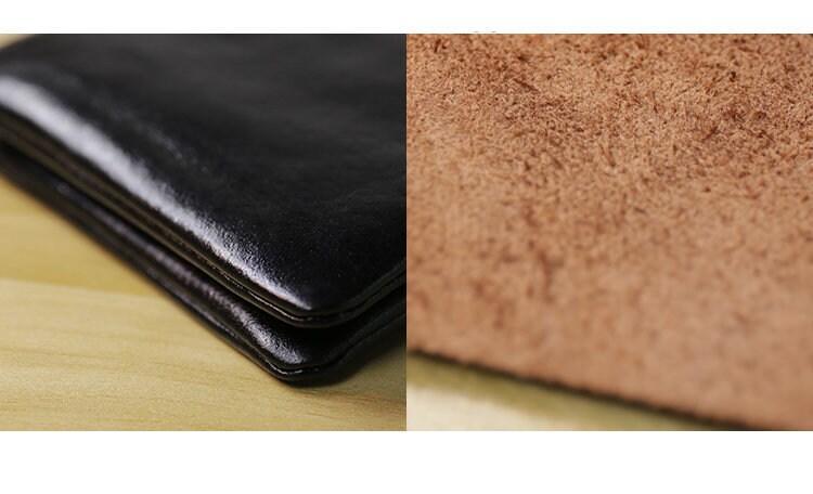Handcrafted Minimalist Leather Wallet for Women, Fashion Card Holder, Grain Leather Slim Wallet, Women's Wallet, Classic Coin Purse Gift