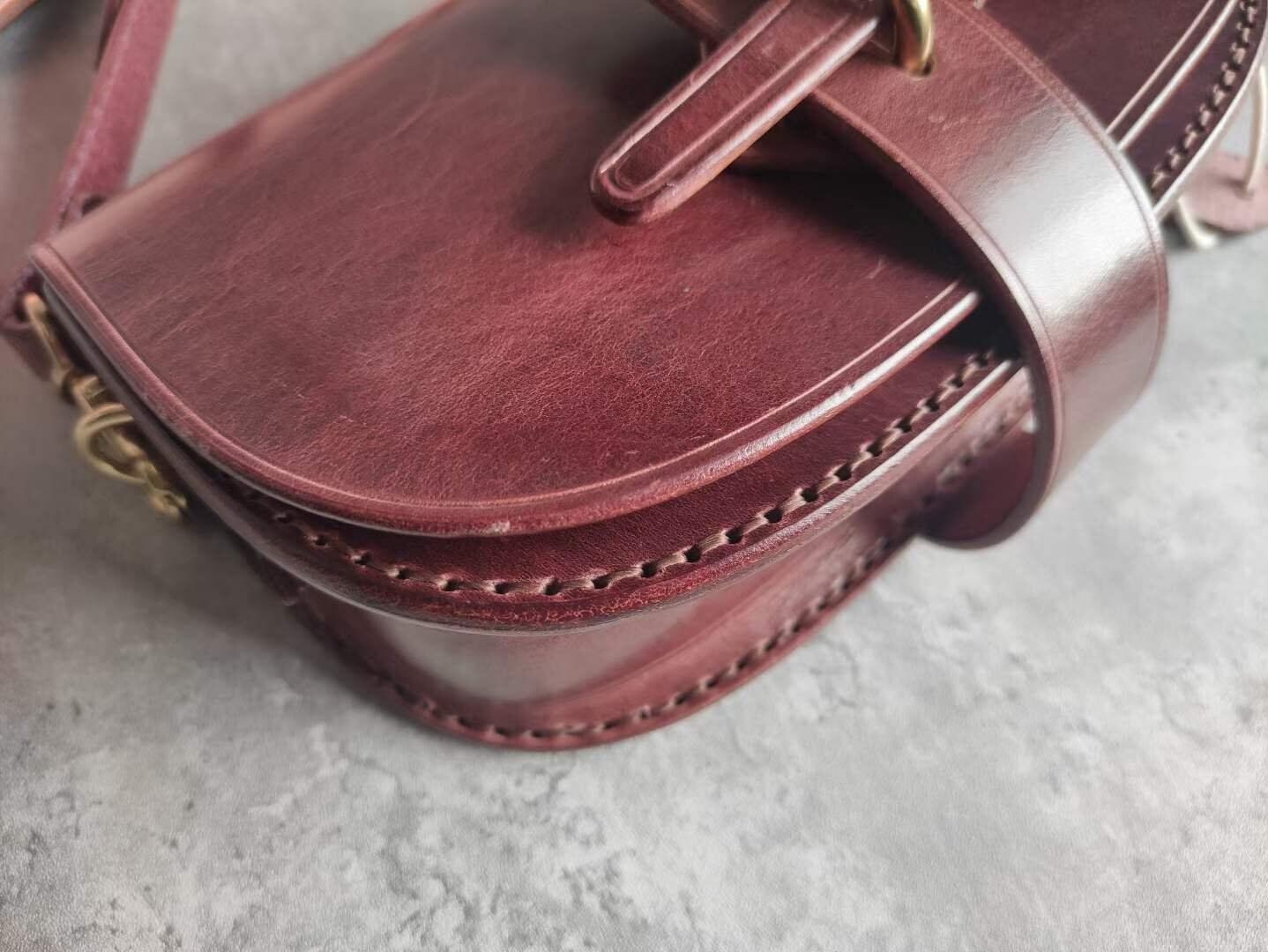 Handcrafted Vintage Designer Saddle Bag, Italian Cowhide Leather Shoulder Bag, Women Crossbody Bag, Gift for Her, Black, Coffee, Pink