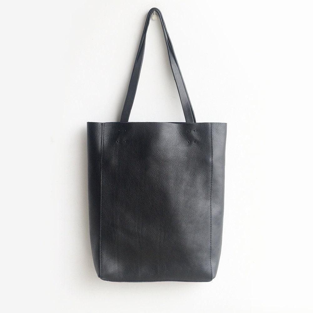 Handmade Leather Tote Bag, Full Grain Leather Leather Tote Bag, Large Women Bag, Minimalism Soft Bag, Gifts for Her