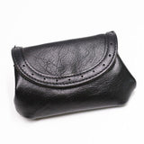 Handmade leather wallet | Full Grain Leather Vintage Purse | Short Wallet small vintage card wallet Coin Pouch for women Handmade