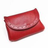 Handmade leather wallet | Full Grain Leather Vintage Purse | Short Wallet small vintage card wallet Coin Pouch for women Handmade