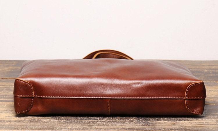 Minimalist Full Grain Leather Tote Bag Casual Leather Bag Women Large Shopper Bag Leather Diaper Bag Slouchy Tote Top Handle Shoulder Bag