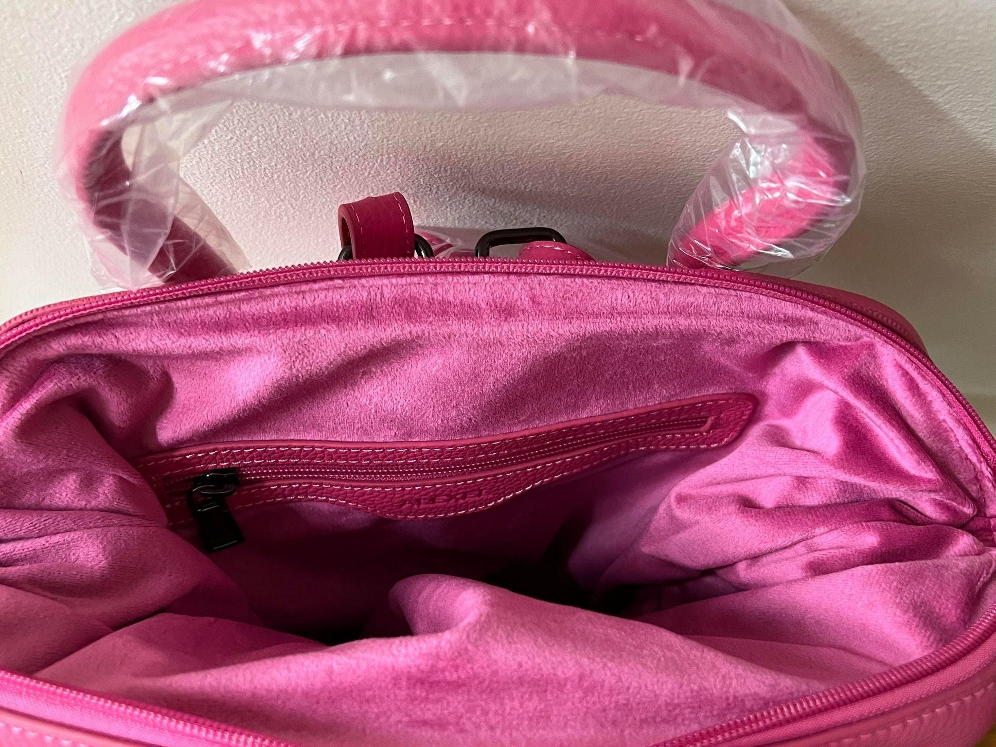 Italian Grain Leather Doctor Bag Backpack, Leather Minimalist Designer Bag, Lady Fashion Bag Yellow,Black, Travel Pack Bag, Gift for Her