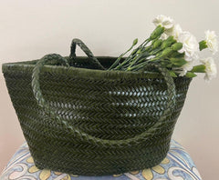 Italy Full Grain Leather Soft Woven Triple Jump Bamboo Style HandBag, Handcrafted Ladies Bag, Basket Bag, Coffee, Black, Brown Italy Full Grain Leather Soft Woven Triple Jump Bamboo Style HandBag, Handcrafted Ladies Bag, Basket Bag, Coffee, Black, Brown