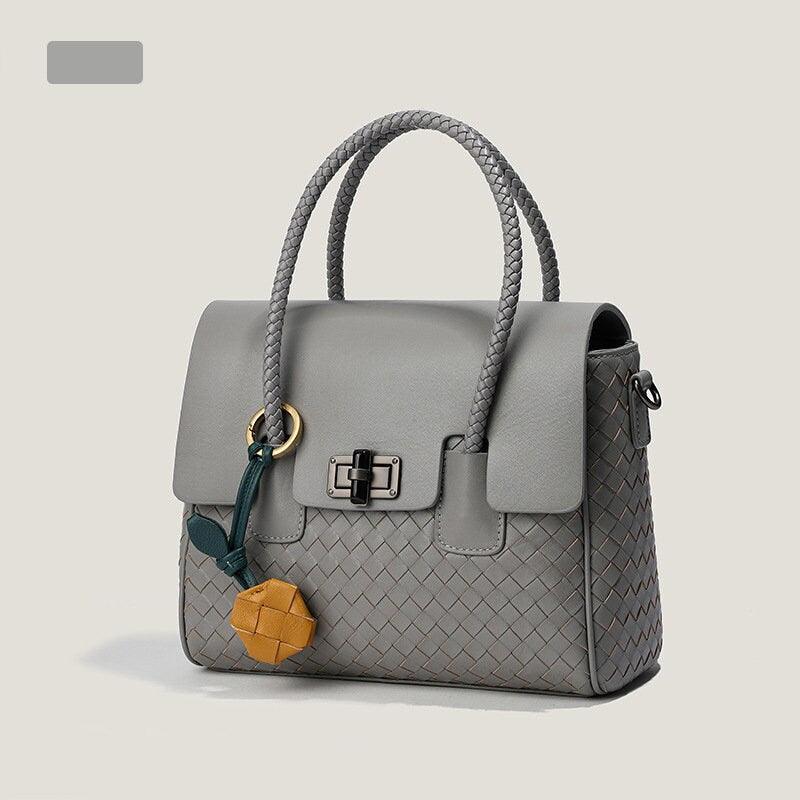 Lambskin Leather Shoulder Bag Handwoven, Small Designer Bag, Woven Purse Women Classic bag Crossbody Luxury Bag, Birthday Gift For Her