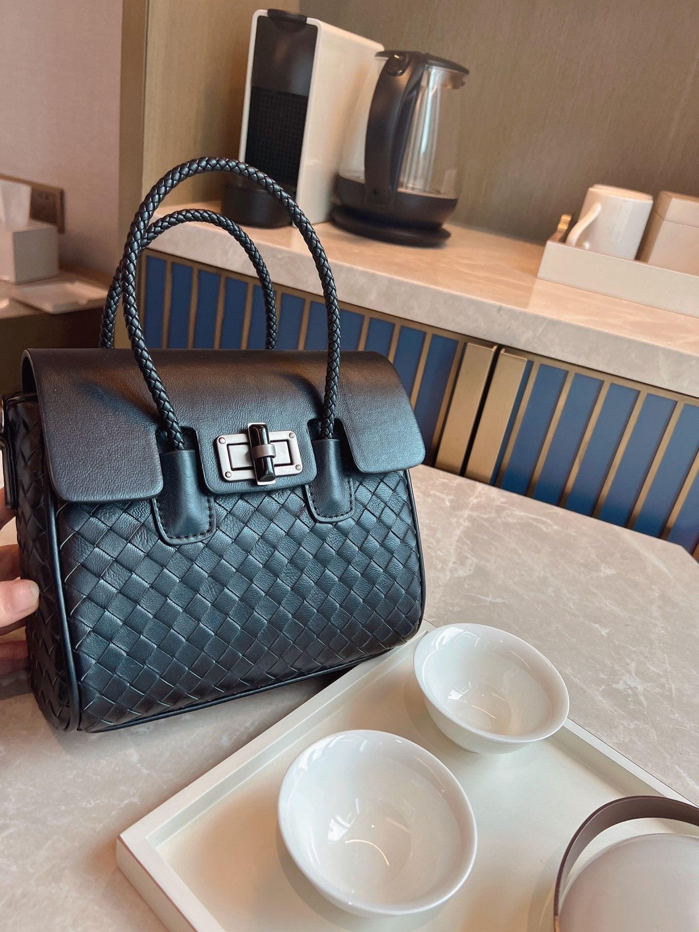 Lambskin Leather Shoulder Bag Handwoven, Small Designer Bag, Woven Purse Women Classic bag Crossbody Luxury Bag, Birthday Gift For Her