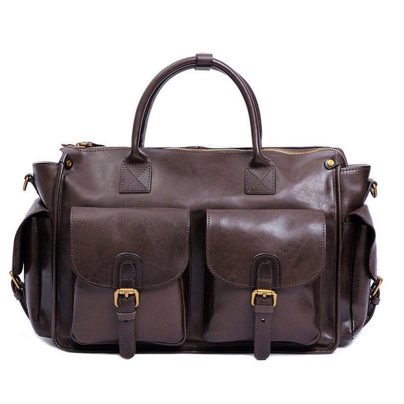 Large Cowhide Leather Boston Bag, Weekender Travel Bag, Leather Duffle, Leather Luggage Carry on Baggage, Gym Bag Women/Men Bag