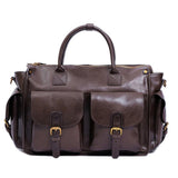 Large Cowhide Leather Boston Bag, Weekender Travel Bag, Leather Duffle, Leather Luggage Carry on Baggage, Gym Bag Women/Men Bag
