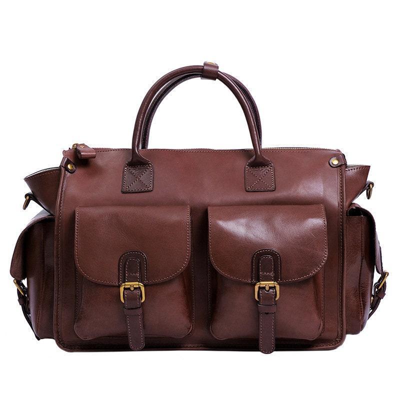 Large Cowhide Leather Boston Bag, Weekender Travel Bag, Leather Duffle, Leather Luggage Carry on Baggage, Gym Bag Women/Men Bag