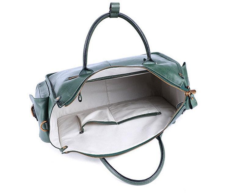 Large Cowhide Leather Boston Bag, Weekender Travel Bag, Leather Duffle, Leather Luggage Carry on Baggage, Gym Bag Women/Men Bag