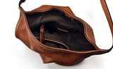 Large Handcrafted Bucket Bag, Leather Shoulder Bag Gift, Women Leather Casual Bag, Men Leather Bag, Brown/Black Retro Leather Bag