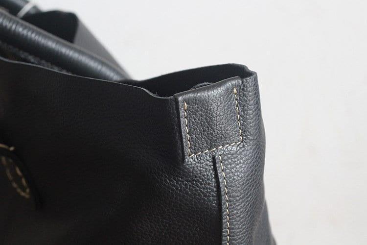 LARGE TOTE Bag, Black OVERSIZE Shopper Bag, Full Grain Leather Shopper, Shopping Bag, Xxl Purse, Everyday Tote, Soft Leather Big Tote