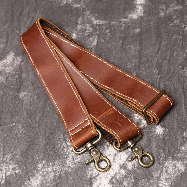 Leather Briefcase | Minimalist Leather Laptop Bag | Mens Leather Bag | Work Messenger Bag | Large Satchel | Fathers Day Gifts For Him