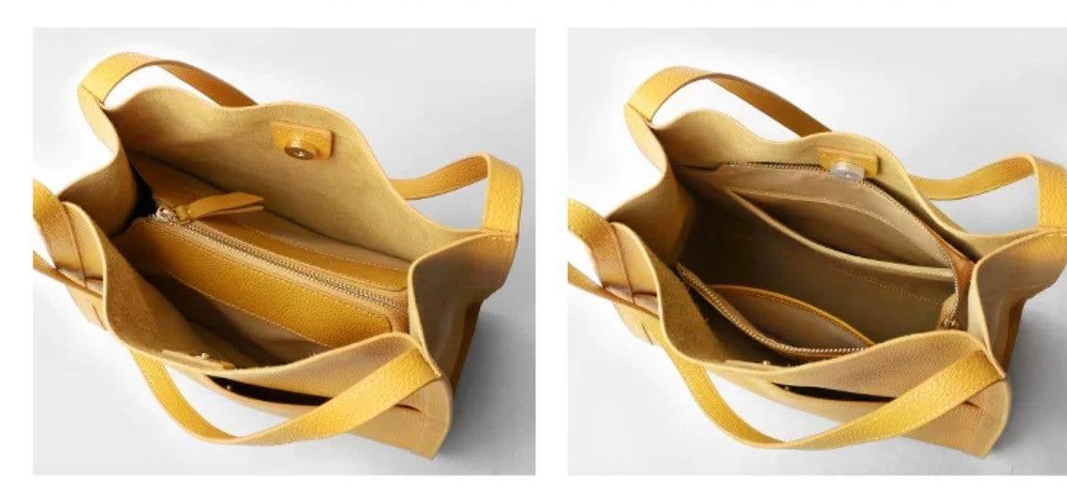 Leather Tote Bag Full Grain Leather Tote Bag Personalized gifts, available in 4 colors! Cloud Oslo