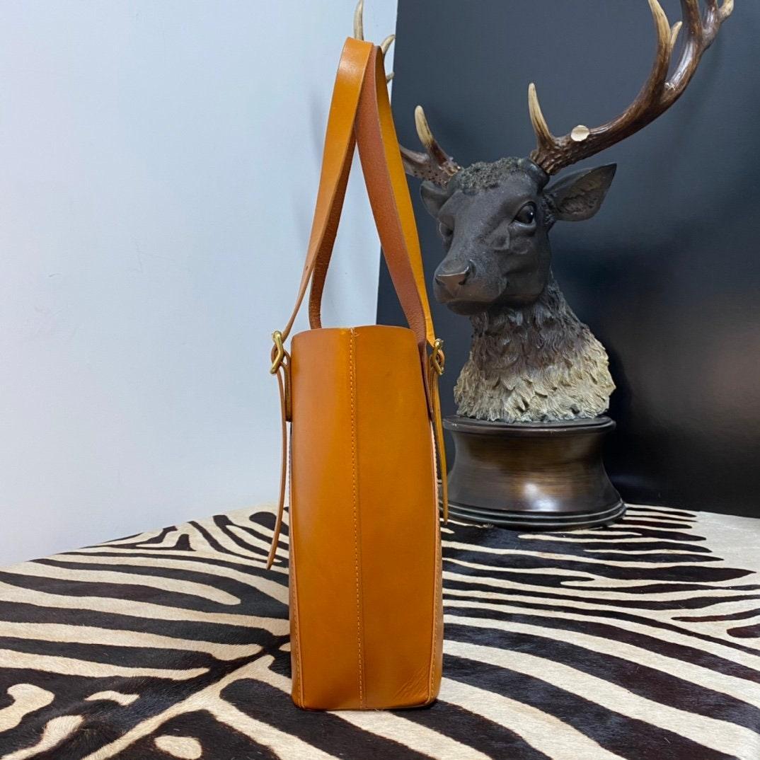 Leather tote bag medium size, Leather work bag, Everyday bag, Vintage look handbag Great gift for her, Mothers day gift, Tan, Green, Black