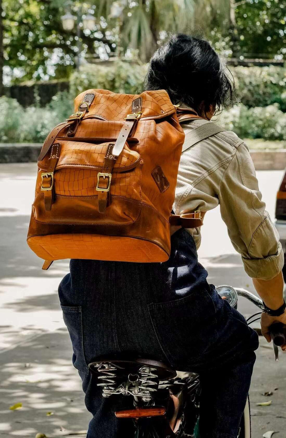 Military Style Cowhide Leather Backpack, Leather Travel Bag, Men Backpack Sack, Sea Sack, Army Backpack, Sailor Bag, Full Grain Leather