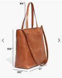Minimalist Full Grain Leather Tote Bag, Large Leather Shoulder Bag, Tan Leather Purse Crossbody, Limited Edition Leather Tote, Gift for Mum