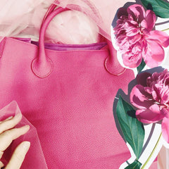 Oversize Large Leather Tote Bag, Cowhide Leather Everyday Bag, Leather Shoulder Bag, Weekend Bag Crossbody Bag, Lady Fashion Bag Hot Pink Oversize Large Leather Tote Bag, Cowhide Leather Everyday Bag, Leather Shoulder Bag, Weekend Bag Crossbody Bag, Lady Fashion Bag Hot Pink