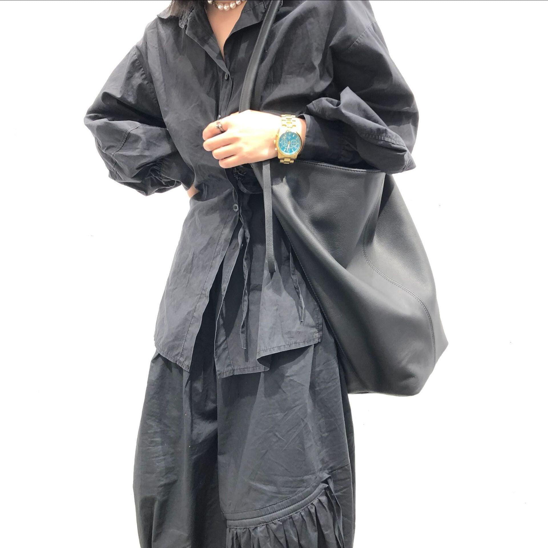 Oversized bag Large leather tote bag, Every Day Bag, Women leather bag Slouchy Crossbody Bag, Black Handbag for Women Soft Leather Bag