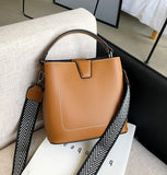 Real Genuine Leather Square bucket bag, Leather Small Crossbody Purse, Women's Shoulder Bag, Women Fashion Bag, Mother's Day Gift