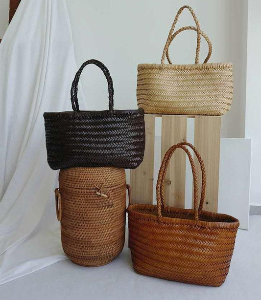 Soft Teal Black Woven Italian Leather Tote Bag, Italian Woven Italian Handbag, Slouchy Bag, Handmade Woven Leather Purse, Gift for Her