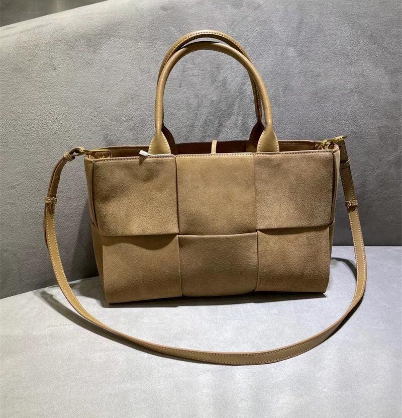 Suede Leather Quilted Large Leather Tote Bag, Minimalist Top Handle Bag, Elegant Shoulder Bag, Classic Style Soft Leather Work Bag, camel