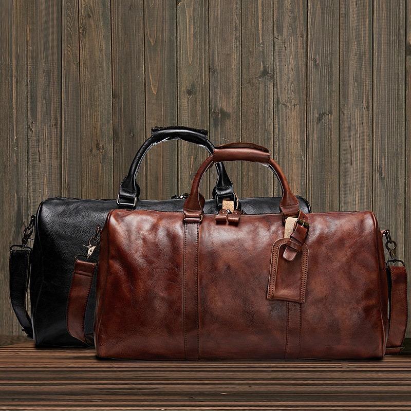 Women Full Grain Leather Duffel Bag, Handmade Men Travel duffel Bag, Vintage duffel, Overnight bag, Weekender Bag Best Unisex Gift