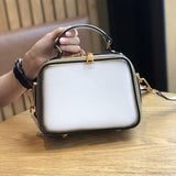 Womens Leather Handbag, Retro Cute Leather Shoulder Bag, Handmade Leather Handbag, Small Crossbody Leather Purse, Cowhide Purse