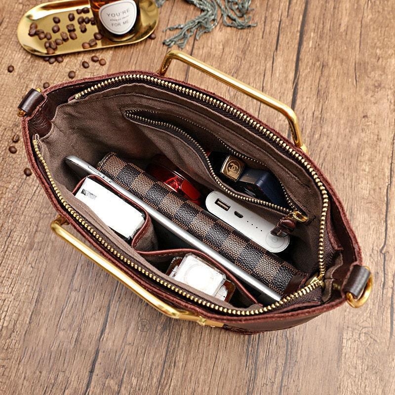 Woven Cowhide Leather Bag/Tote in Onyx I Trendy Boutique Style ! Waterproof I Hand Made tanned leather leather Shoulder Bag, Gift for Her