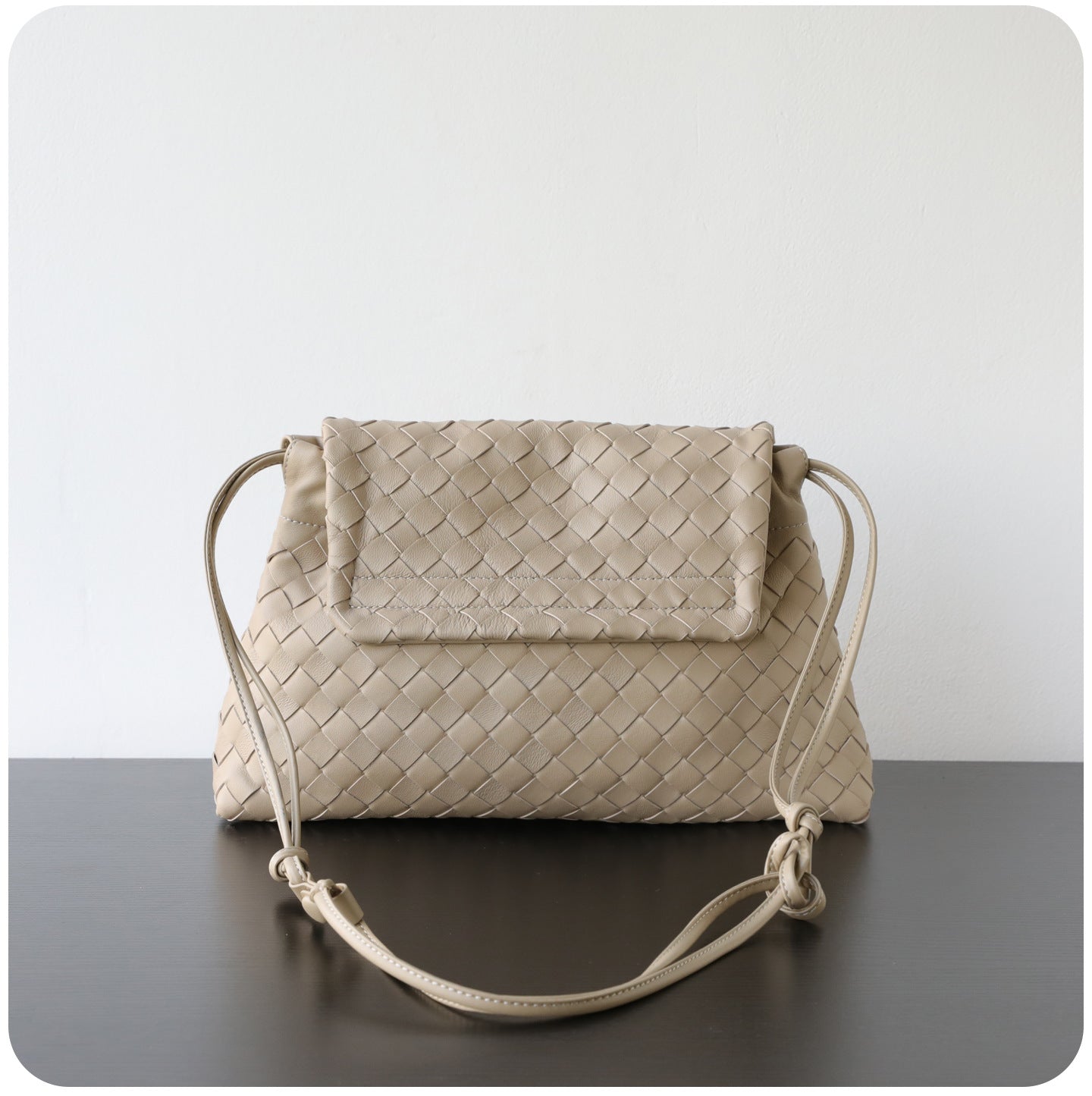 Luxury Handwoven Lambskin Crossbody Bag, Soft Leather Hobo Bag, Designer Craftsmanship Woven Flap Tote for Women