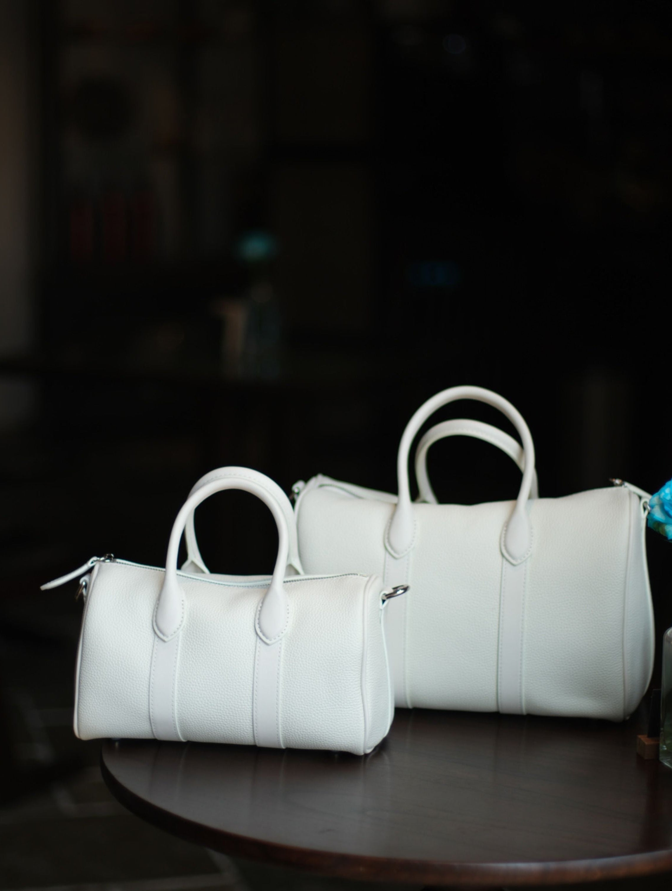Handmade Top Grain Cowhide Leather Boston Bag | Crossbody & Satchel