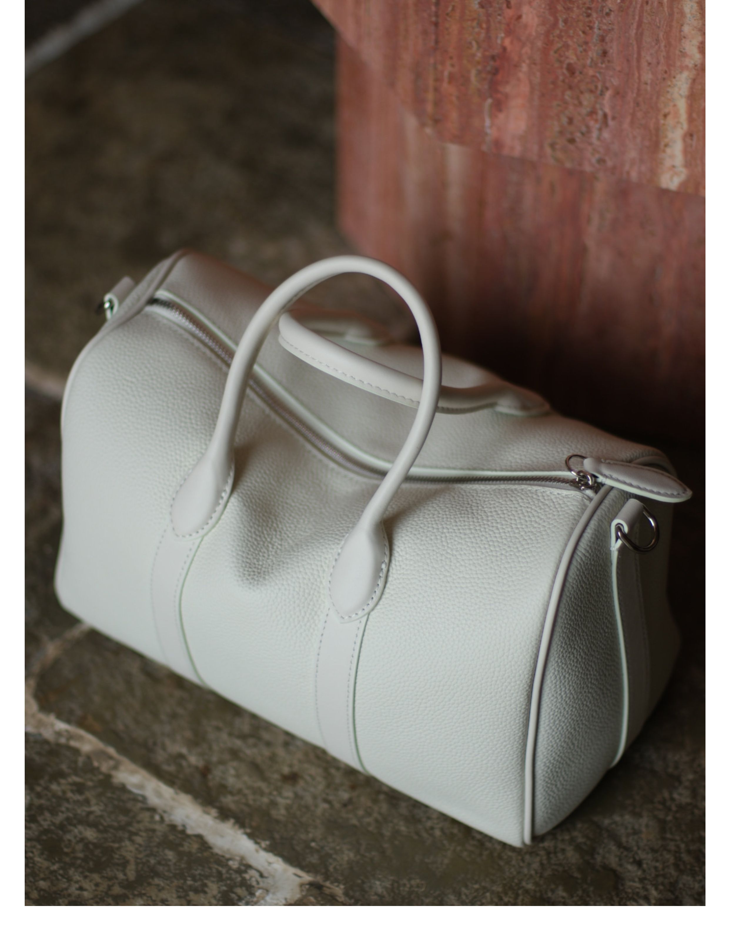 Handmade Top Grain Cowhide Leather Boston Bag | Crossbody & Satchel