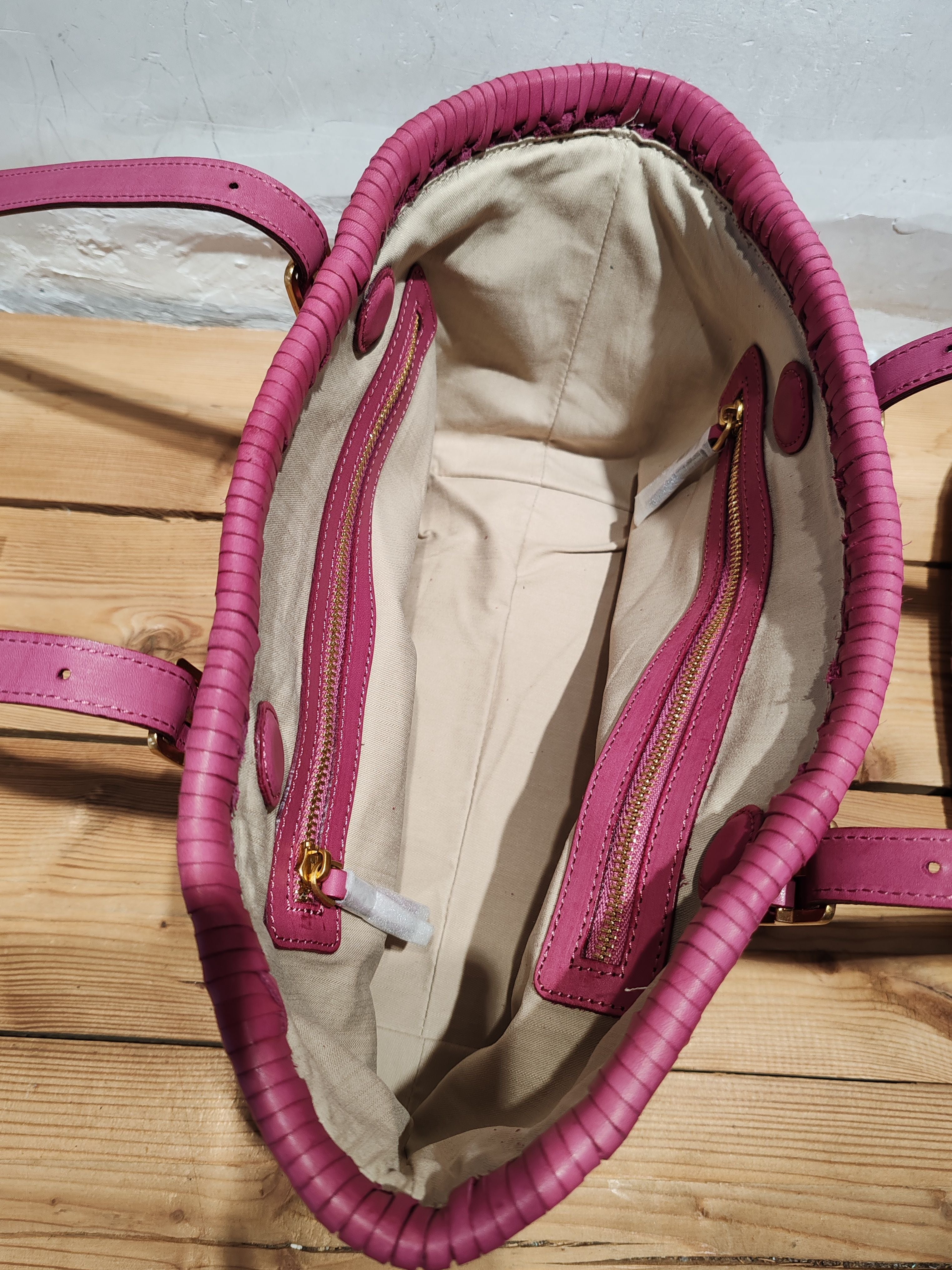 Handwoven Cowhide Leather Basket Tote Bag | Women's Shoulder Hobo Bag