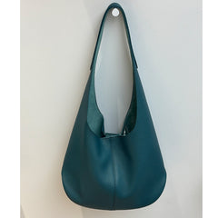 Essentials Genuine Leather Slouch Hobo Bag, Must-have Fashion Designer Bucket Tote Bag