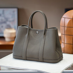 Alexel Calfskin Leather Tote Bag, Designer Bag, Italian Leather Party Bag, Classic Tote Bag, Bucket Bag, Must-have Leather Bag, Gift for Her