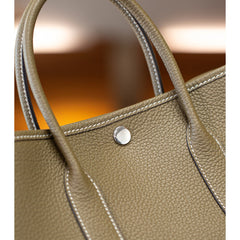 Alexel Calfskin Leather Tote Bag, Designer Bag, Italian Leather Party Bag, Classic Tote Bag, Bucket Bag, Must-have Leather Bag, Gift for Her