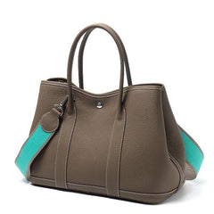 Alexel Pebbled Leather Shoulder Bag With Shoulder Strap, Designer Bag, Italian Leather Party Bag, Classic Tote Bag, Bucket Bag, Must-have Leather Bag, Gift for Her