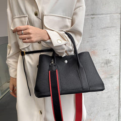 Alexel Pebbled Leather Shoulder Bag With Shoulder Strap, Designer Bag, Italian Leather Party Bag, Classic Tote Bag, Bucket Bag, Must-have Leather Bag, Gift for Her