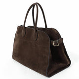 Autumn & Winter Italian Suede Leather Large Commuter Tote, Fashion Women's Shoulder & Crossbody Bag