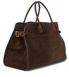 Autumn & Winter Italian Suede Leather Large Commuter Tote, Fashion Women's Shoulder & Crossbody Bag