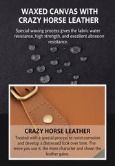 Waterproof Camera Bag Purse, Leather DSLR Bag | Anti-Theft Canvas Camera Backpack with USB Charging for Travel & Outdoor