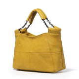 Small Cowhide Leather Shoulder Bag | Stylish Everyday Crossbody Purse