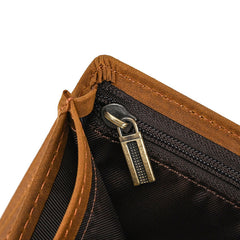 Classic Men's Full Grain Leather Wallet, Leather Coins Purse, Unisex Bifold Wallet, Great Gift Idea for Men Best Man Groomsmen Father's Day