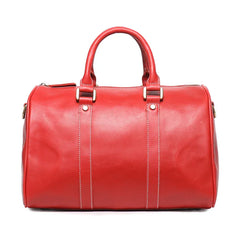Crazy Horse Full Grain Leather Duffle Bag, Handmade Vintage Cowhide Travel Weekender Bag for Men & Women, Weekend Gear Carry-On