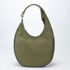 Crescent Hobo Bag in Smooth Genuine Leather | Versatile Crossbody Handbag