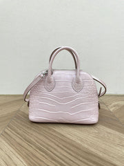 Mini Emma Luxurious Two-way Premium Italian Leather Bag | Handcrafted Full-grain Eve Calf Leather Shoulder Bag