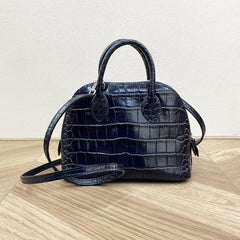 Mini Emma Luxurious Two-way Premium Italian Leather Bag | Handcrafted Full-grain Eve Calf Leather Shoulder Bag