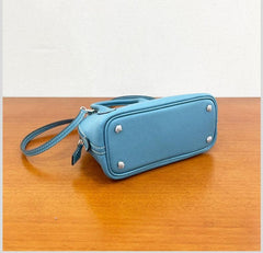 Mini Emma Luxurious Two-way Premium Italian Leather Bag | Handcrafted Full-grain Eve Calf Leather Shoulder Bag
