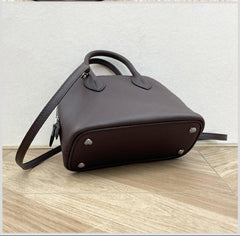 Mini Emma Luxurious Two-way Premium Italian Leather Bag | Handcrafted Full-grain Eve Calf Leather Shoulder Bag